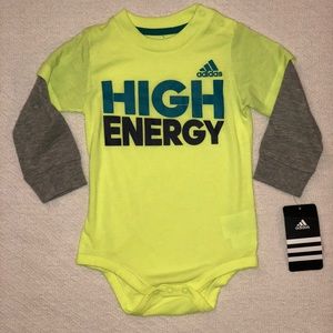 Adidas 18 month onesie